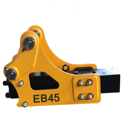 EB45 रॉक हैमर 0.8 - 1.5 टन मिनी एक्स्कवेटर अटैचमेंट ओपन साइड टाइप हाइड्रोलिक ब्रेकर के लिए