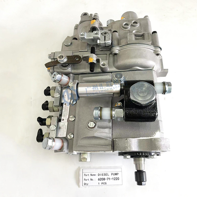 खुदाई करने वाला मूल डीजल इंजन पार्ट्स 6BT5.9 ईंधन इंजेक्शन पंप 6208-71-1220