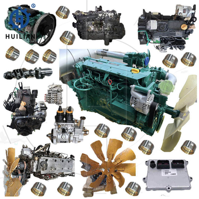 उत्खनन इंजन असेंबली EC D6E EC210 EC210B EC210C EC210D EC220D EC220DL EC235C EC240 EC240B डीजल इंजन Assy