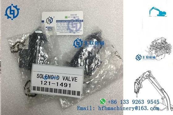 कैट 121-1491 खुदाई करने वाले इलेक्ट्रिक पार्ट्स 320B 320C 325C 330D इलेक्ट्रिक सोलेनॉइड वाल्व