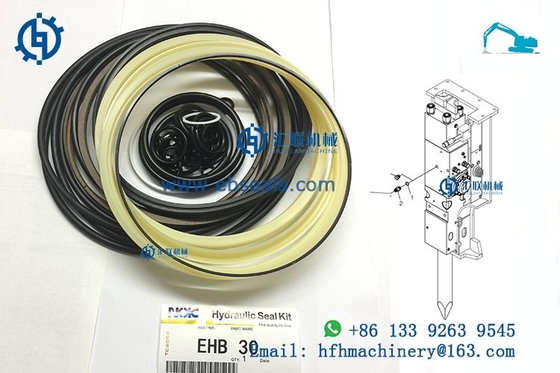 एवरडिग्म EHB30 EHB10 EH30 NA हाइड्रोलिक ब्रेकर सील किट