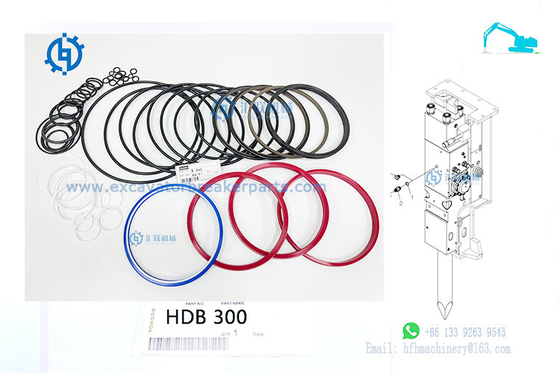 HDB50 HDB70 HDB210 खुदाई सिलेंडर सील किट