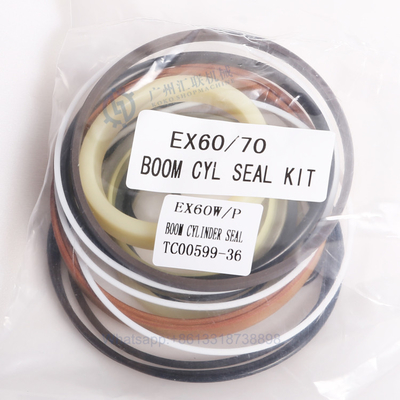 हिताची EX60 / 70 TC00599 - 36 खुदाई सील किट हाइड्रोलिक सिलेंडर बूम रबर तेल सील