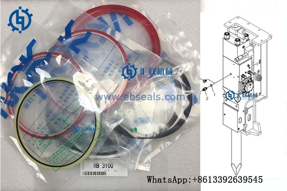 Durable Hydraulic Cylinder Repair Seals  Atlas Copco Breaker HB3100 Hammer Parts